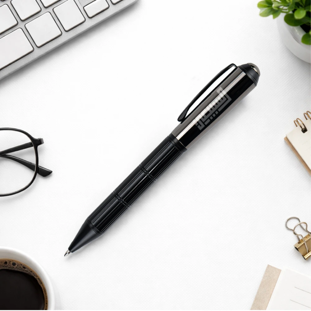 Dorniel Designs Brand Pens, Matte Black, Twist Action, Blue Ink 7