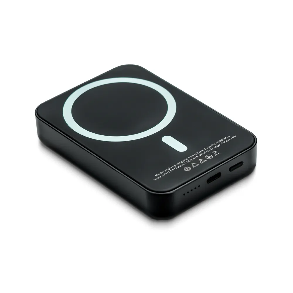 MagSafe Wireless Powerbank, Light-Up Logo, 15W Fast Charging, 10K mAh 4