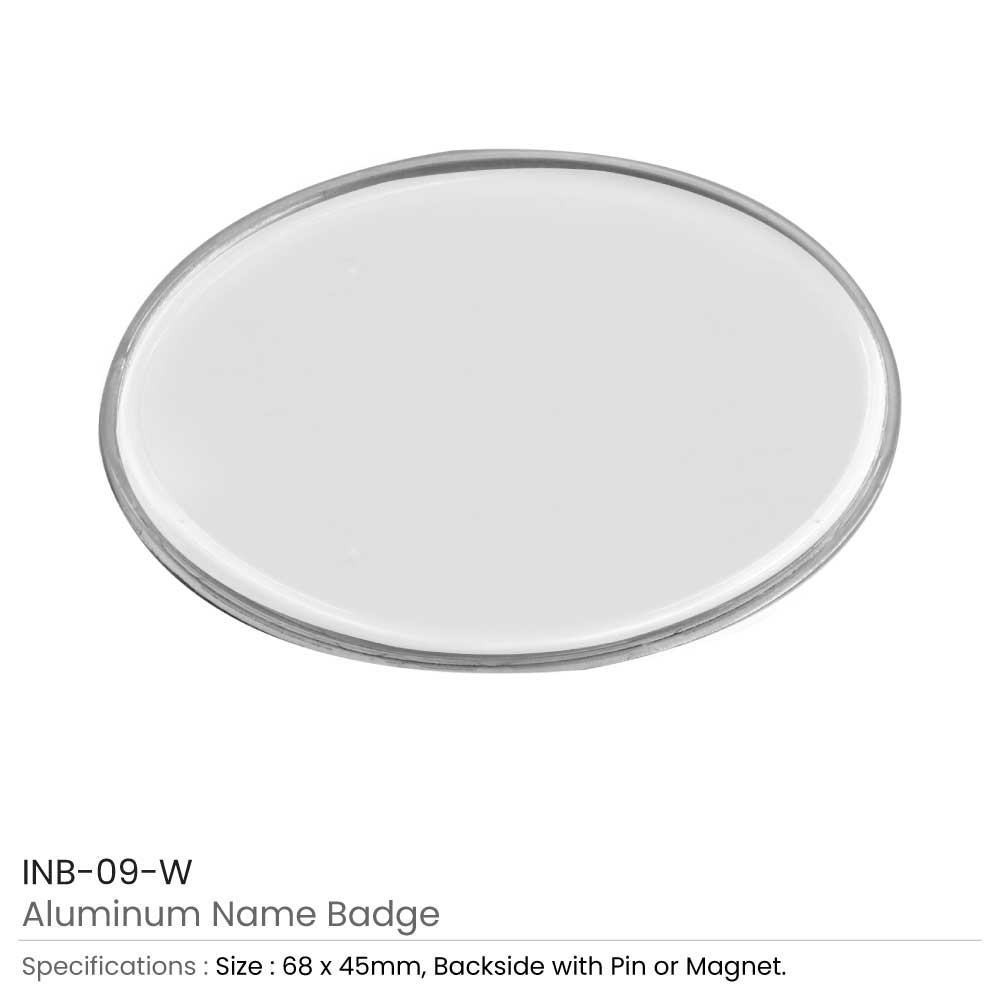 Lens Cover Oval Name Badges 4