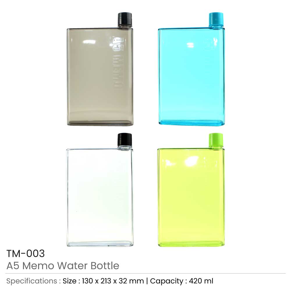 A5 Notebook Shape Bottles 7