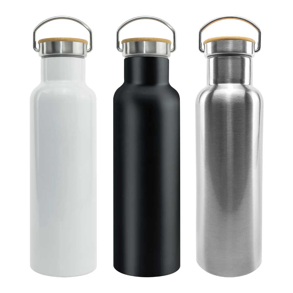 Stainless Steel Bamboo Flask 1