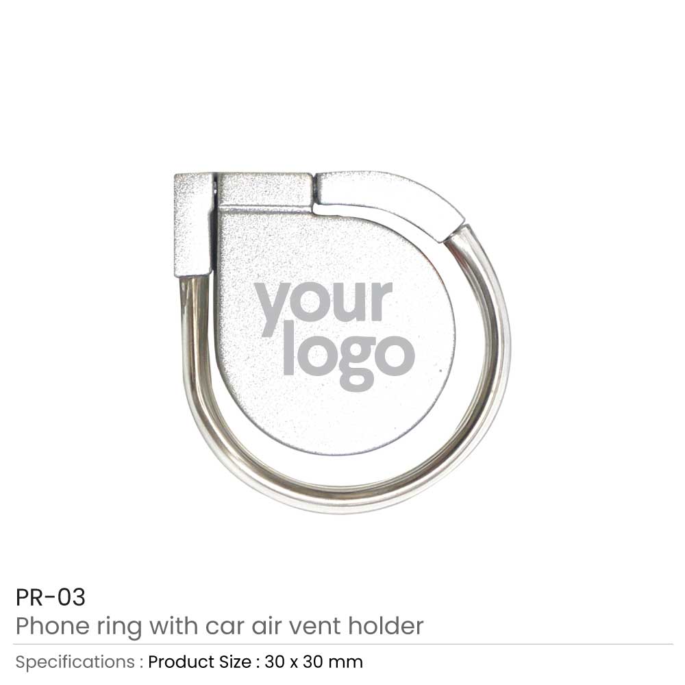  Phone Ring with Car Air Vent Holder  2