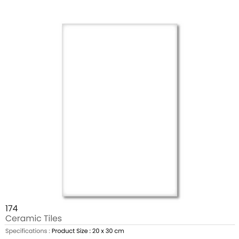 Sublimation Ceramic Tiles 20x30cm 2