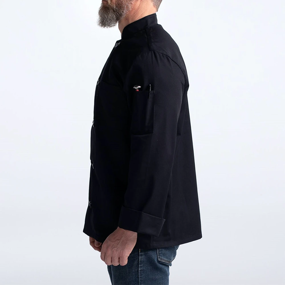 Black Chef Coat (Full Sleeves) 3