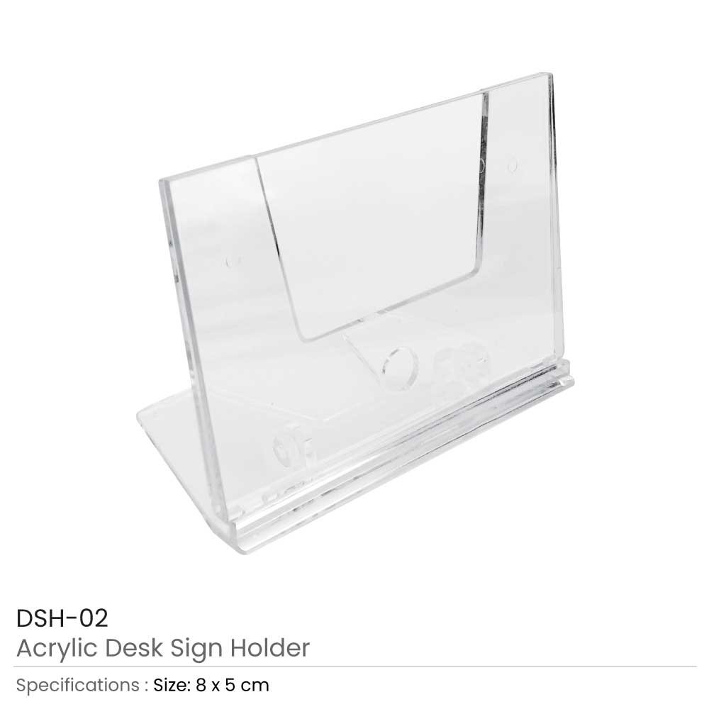 Acrylic Desk Sign Holders  5