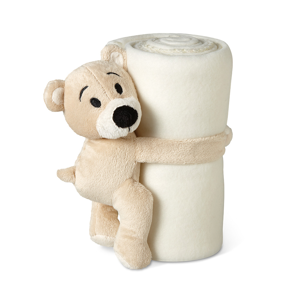 Children's Fleece Blanket with Teddy Bear Toy 5