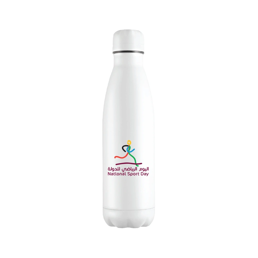 Stainless Steel Water Bottle – Qatar Sports Day Themed 2