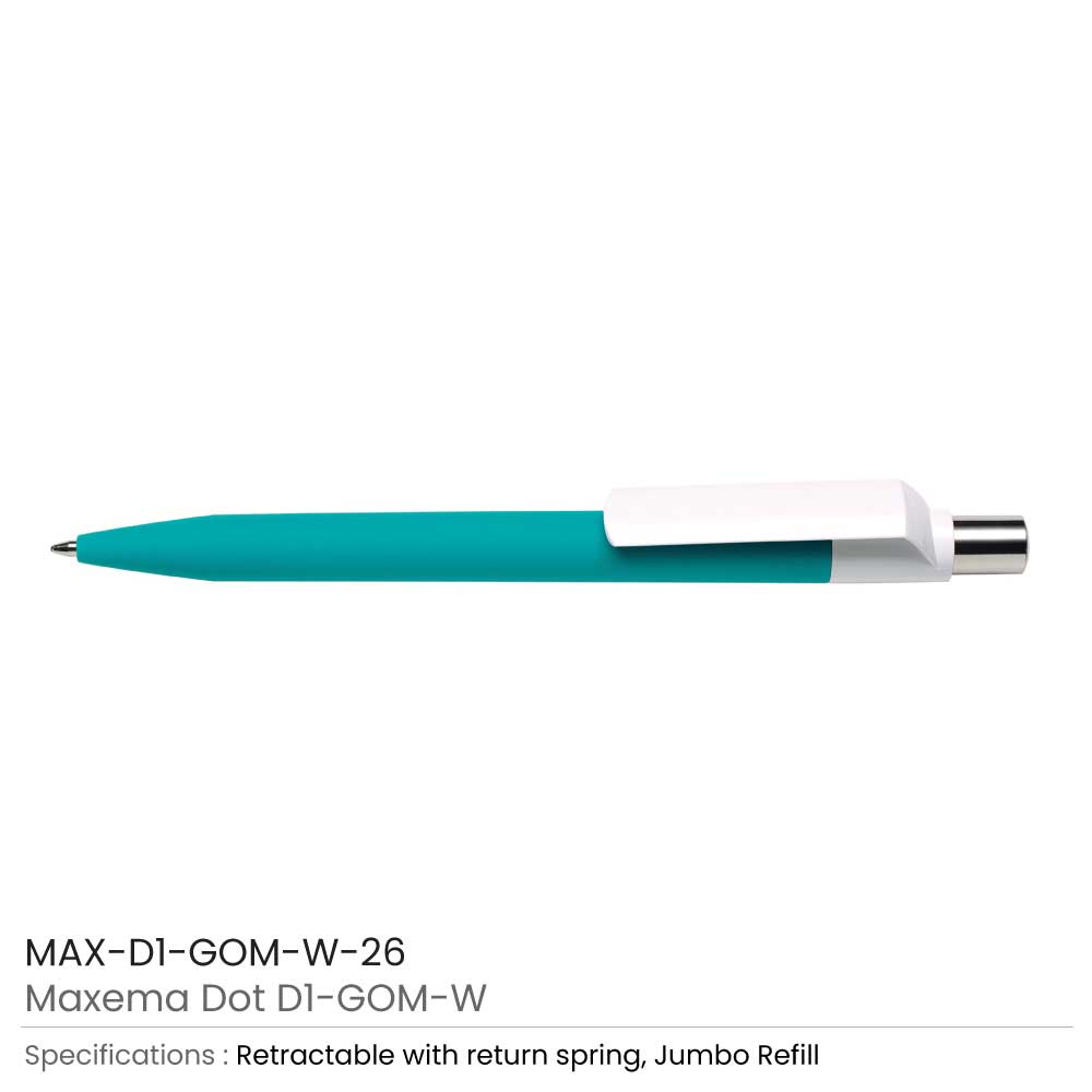 Maxema Dot Pens GOM White 13