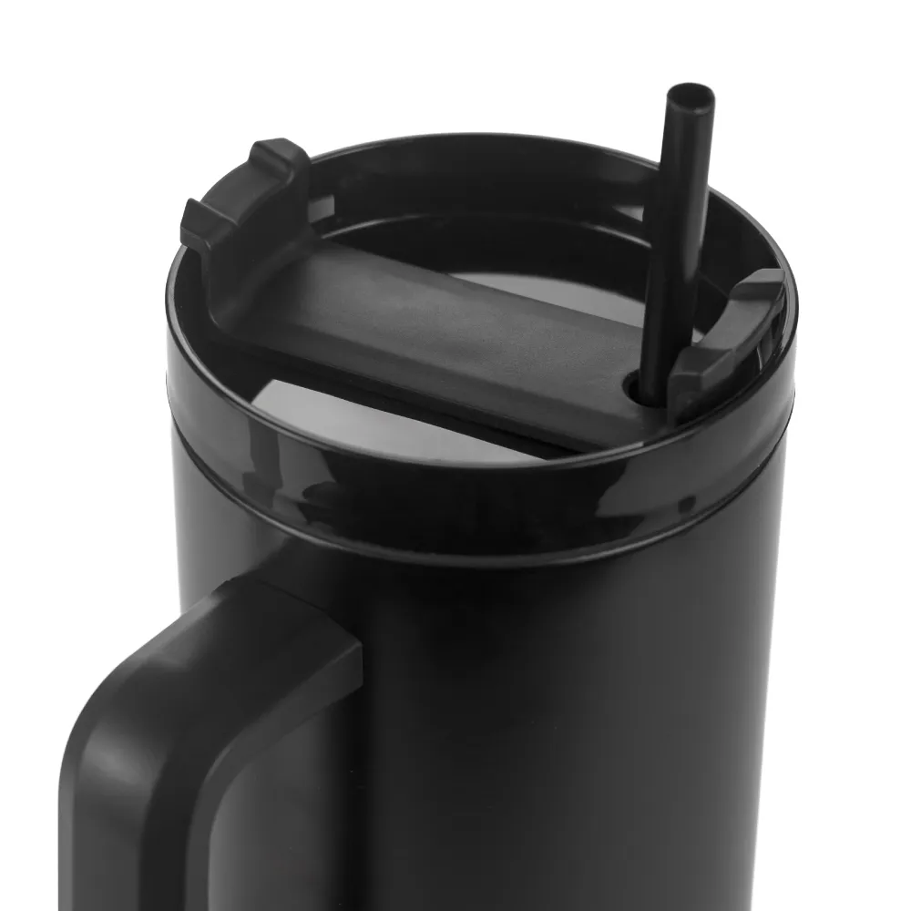 Tumblers with Handle and Straw in SS & Similar to Stanley Design, 1200ml 7