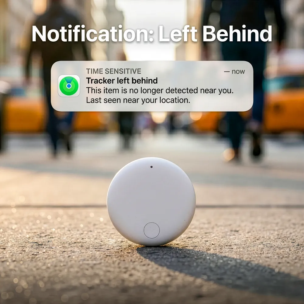 Smart Anti-Loss Tracker with PU Keychain – Track It Anywhere 8