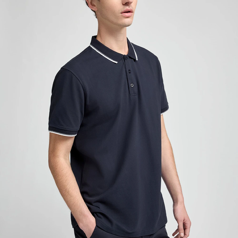 Men’s Polo T-Shirt Navy Blue  4