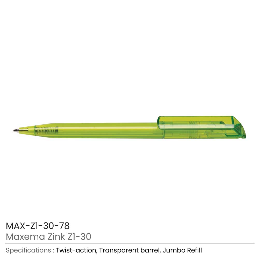 Maxema Zink Pens Transparent body 22
