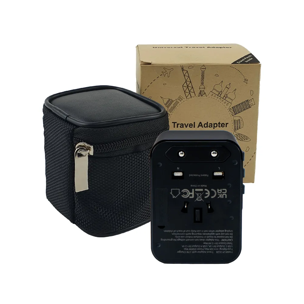Universal Travel Adaptors, 17W, 2Type C+2USB+AC Port 7