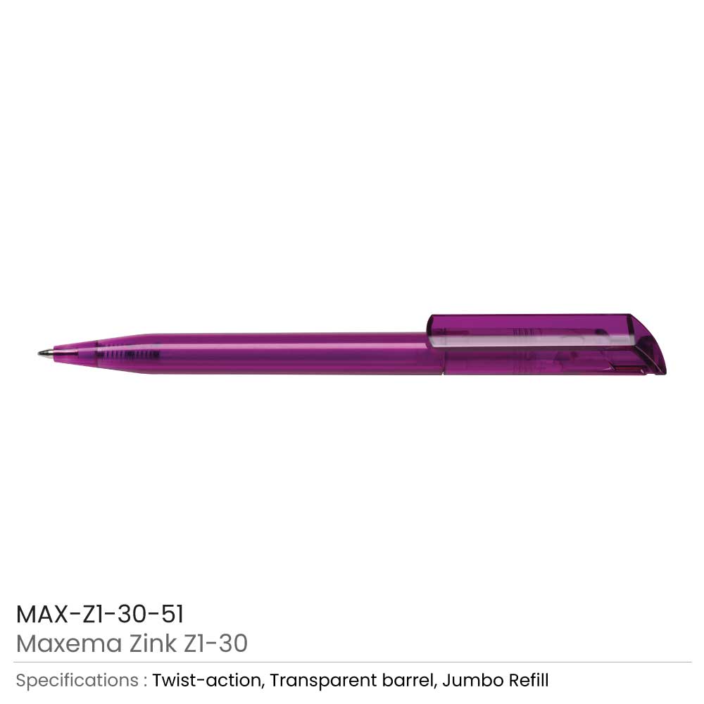 Maxema Zink Pens Transparent body 13