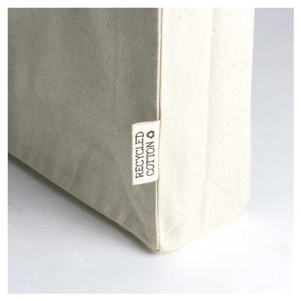 Recycled Cotton Tote Bags with Gusset, 220gsm  4
