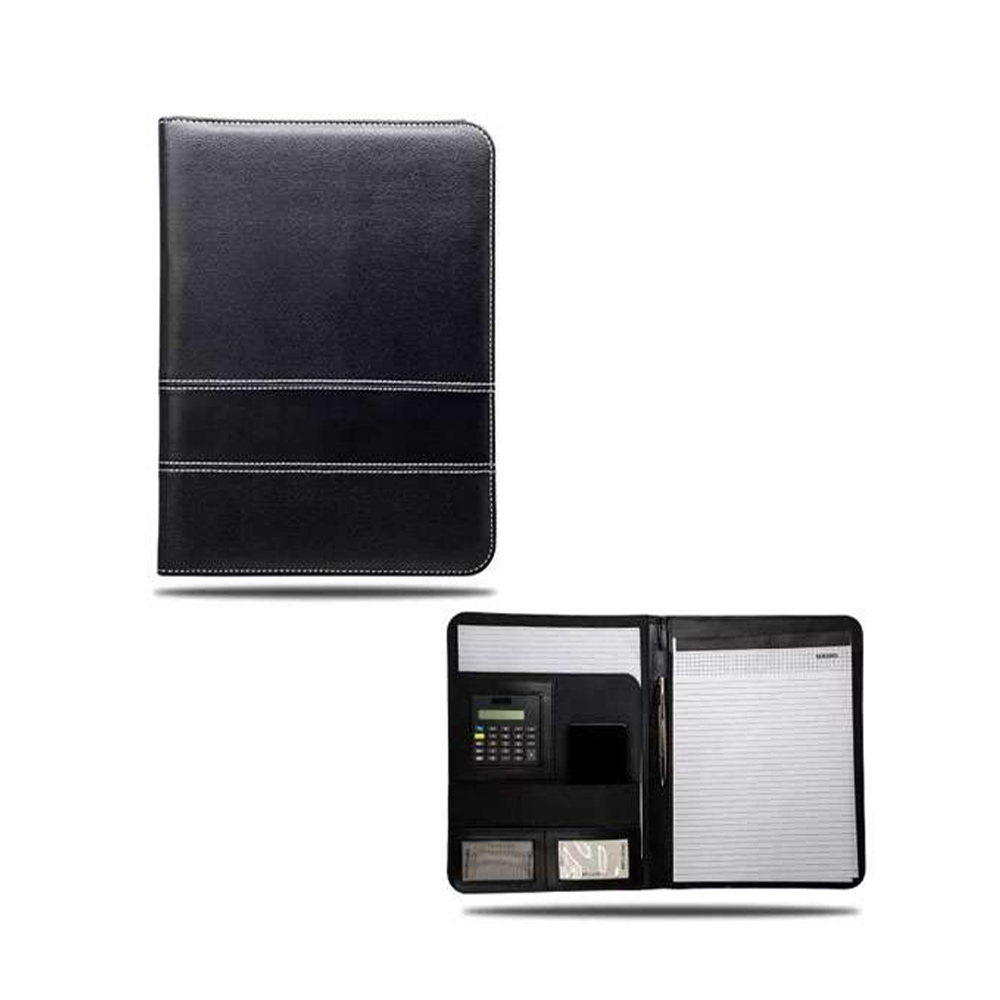 A4 leatherette portfolio with elegant design. 2