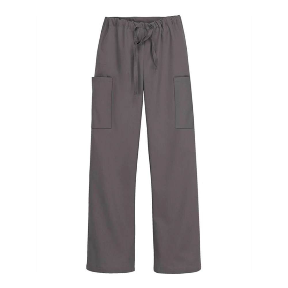 Full Sleeve Unisex Medical Scrub Suit – Grey 5