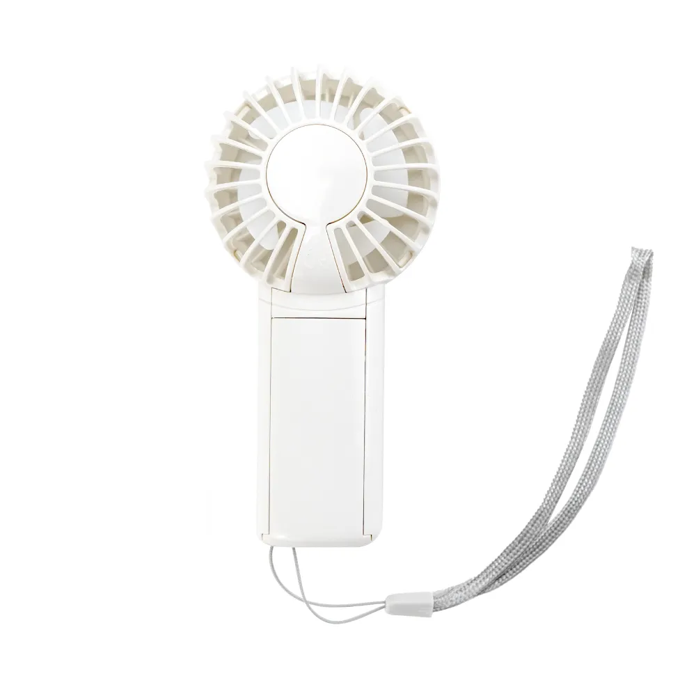 Portable Hand Fan with Lanyard Lace – White Color 4