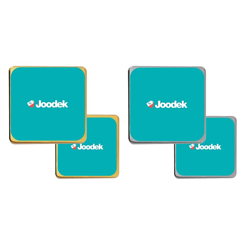 Square Flat Metal Badges 5