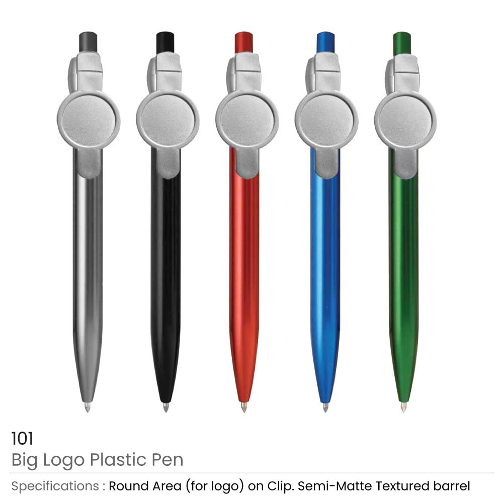 Big Logo Plastic Pen 5