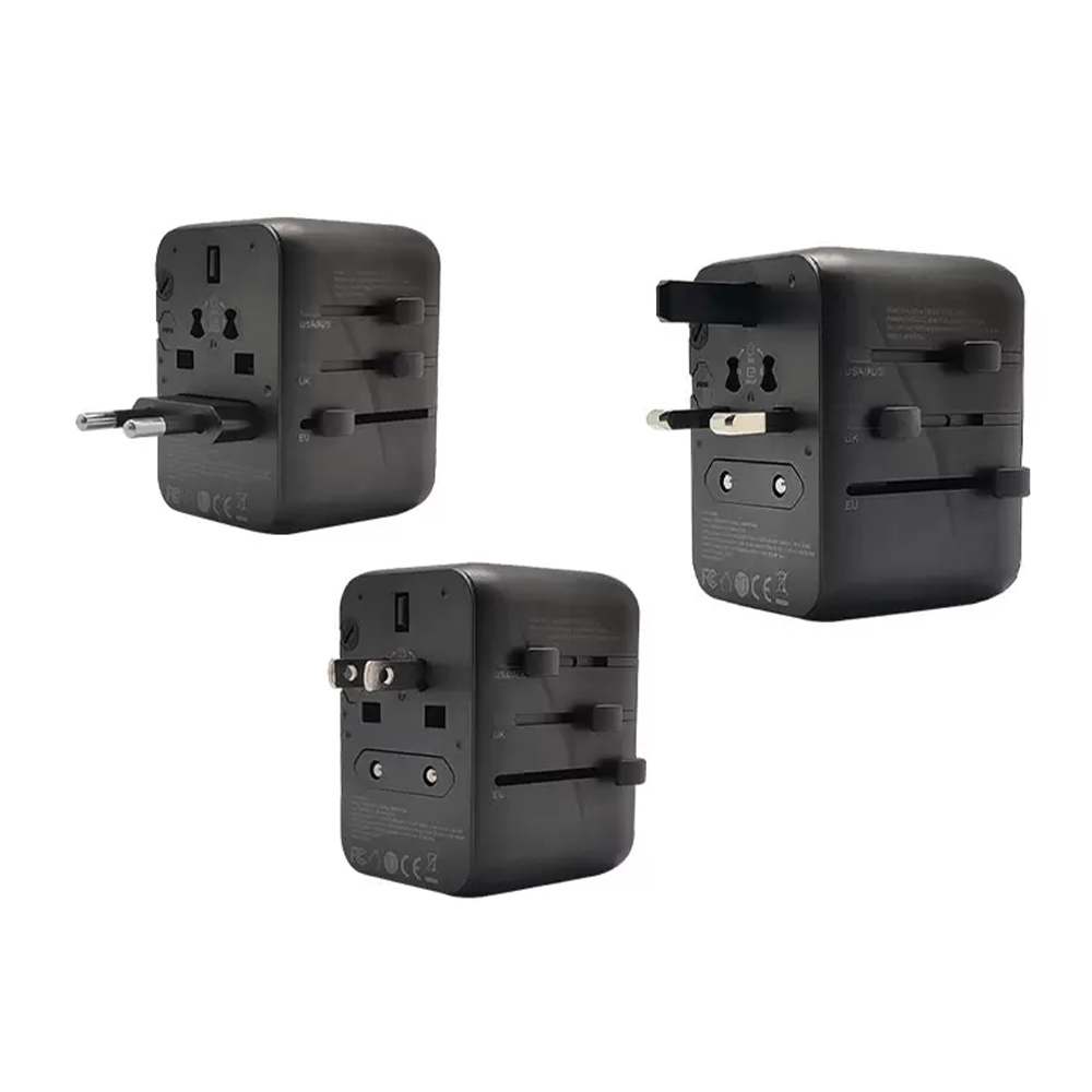 World Travel Adapter With 20W PD  6