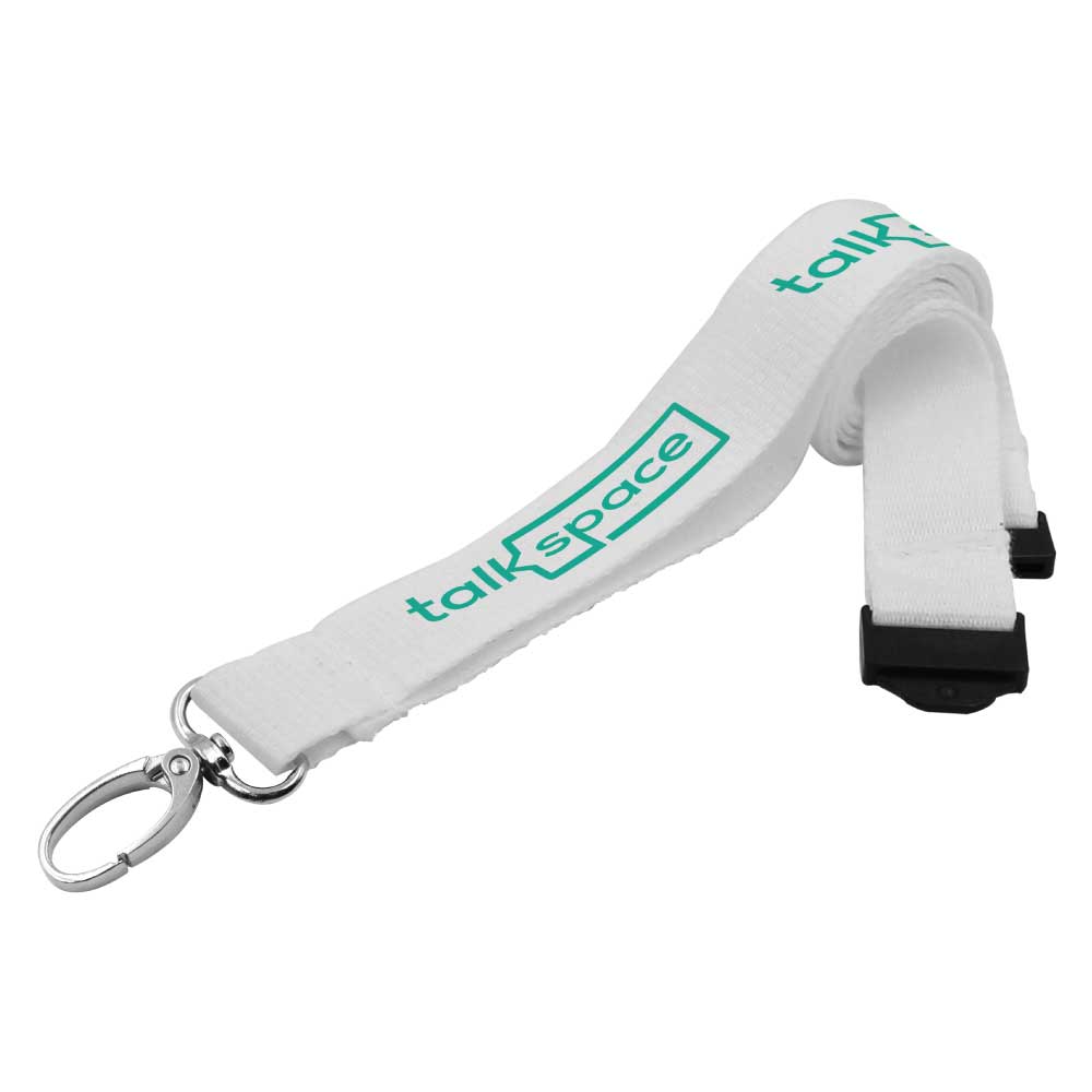 RPET LANYARDS WITH OVAL HOOK AND SAFETY CLIP 4