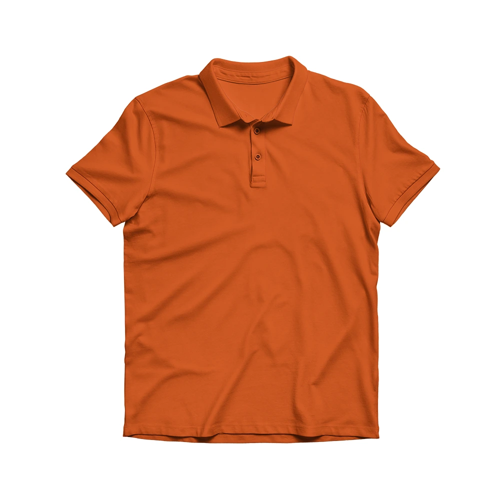 Apex Polo T-Shirt Solid Orange