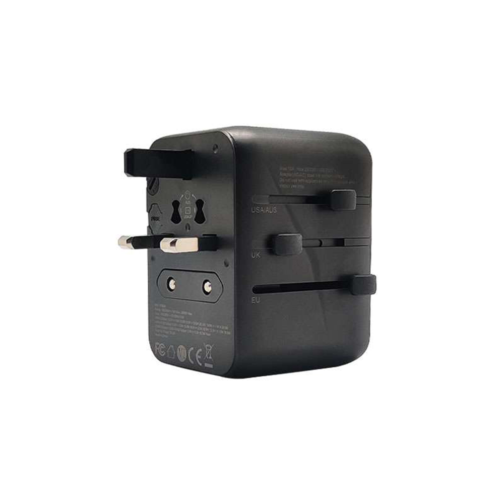 World Travel Adapter with 20W PD 3
