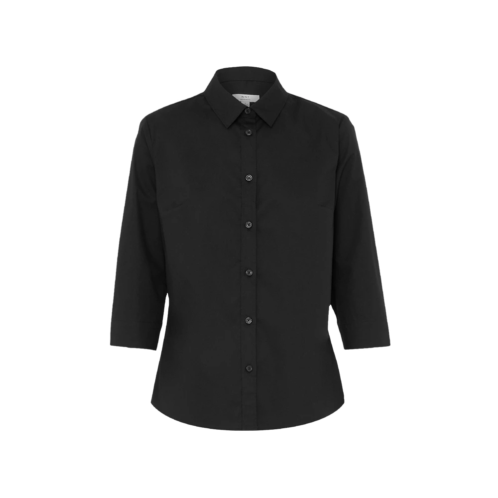 Women's 3/4 Sleeve Shirt - Black 2