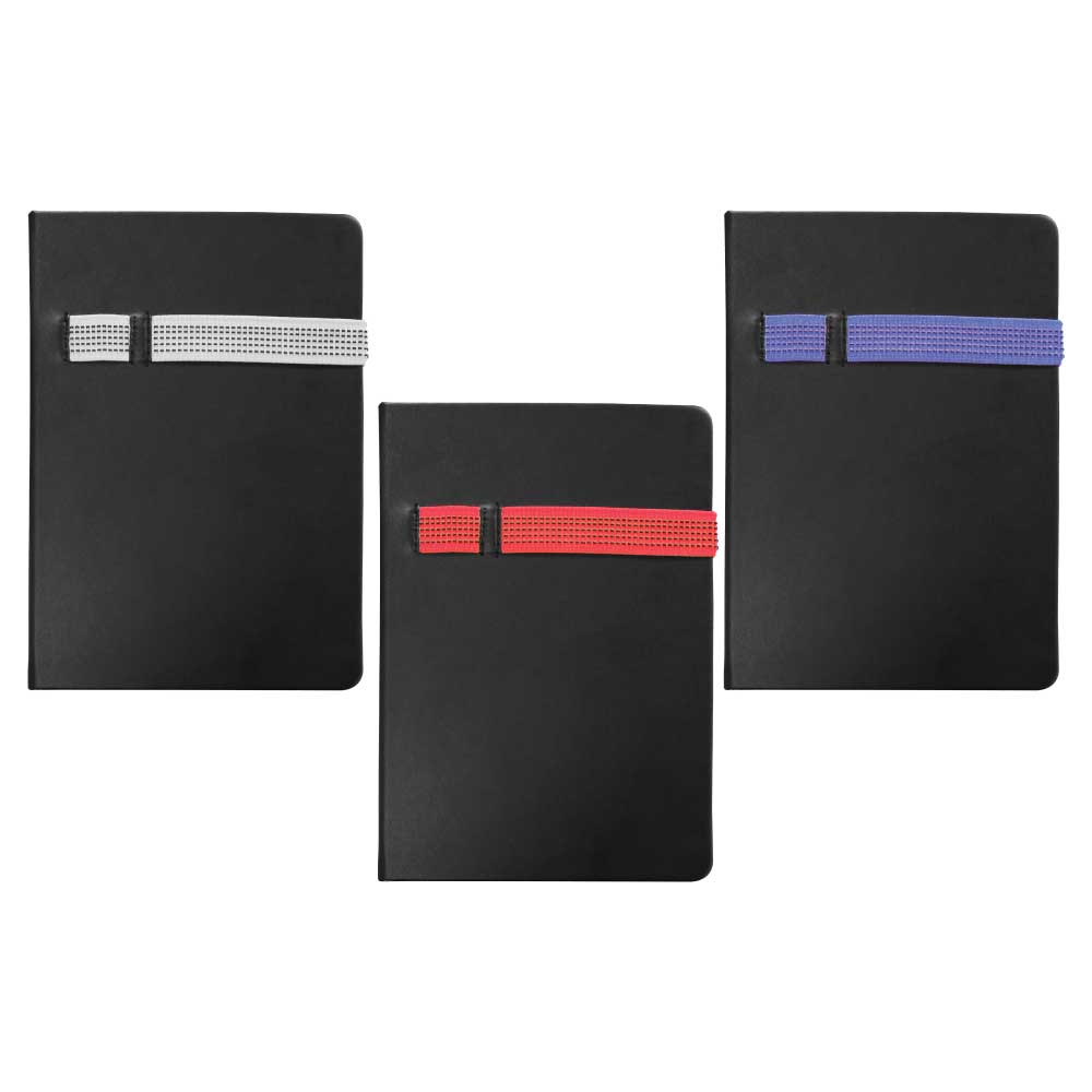 Notebooks Black A5 Size with Pen & Mobile Holder 1