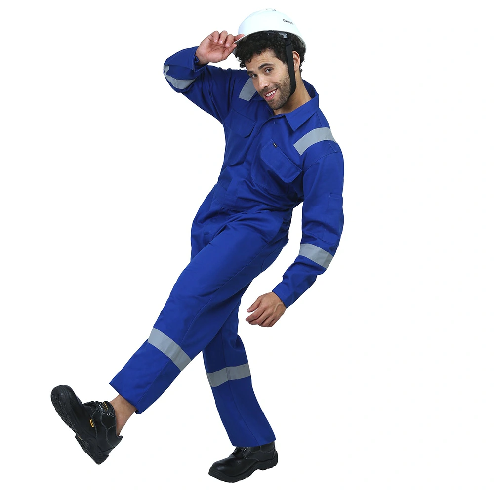 Coverall with Reflective Tape Royal Blue 10