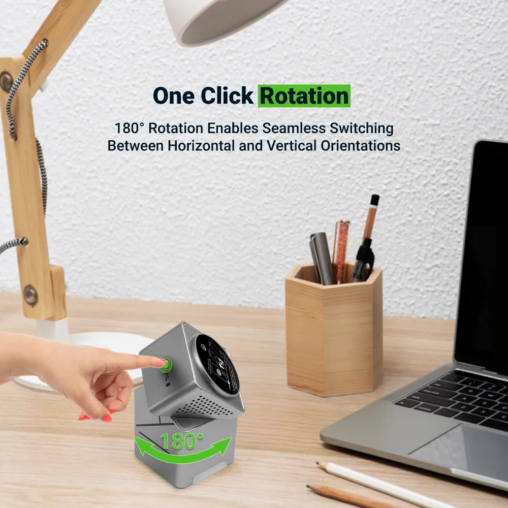 3-in-1, One Touch Rotate Wireless Charging Station 15W Fast Charging 2