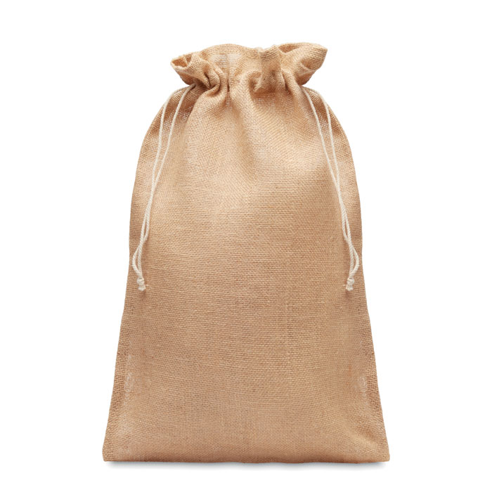jute draw cord bag Large 2