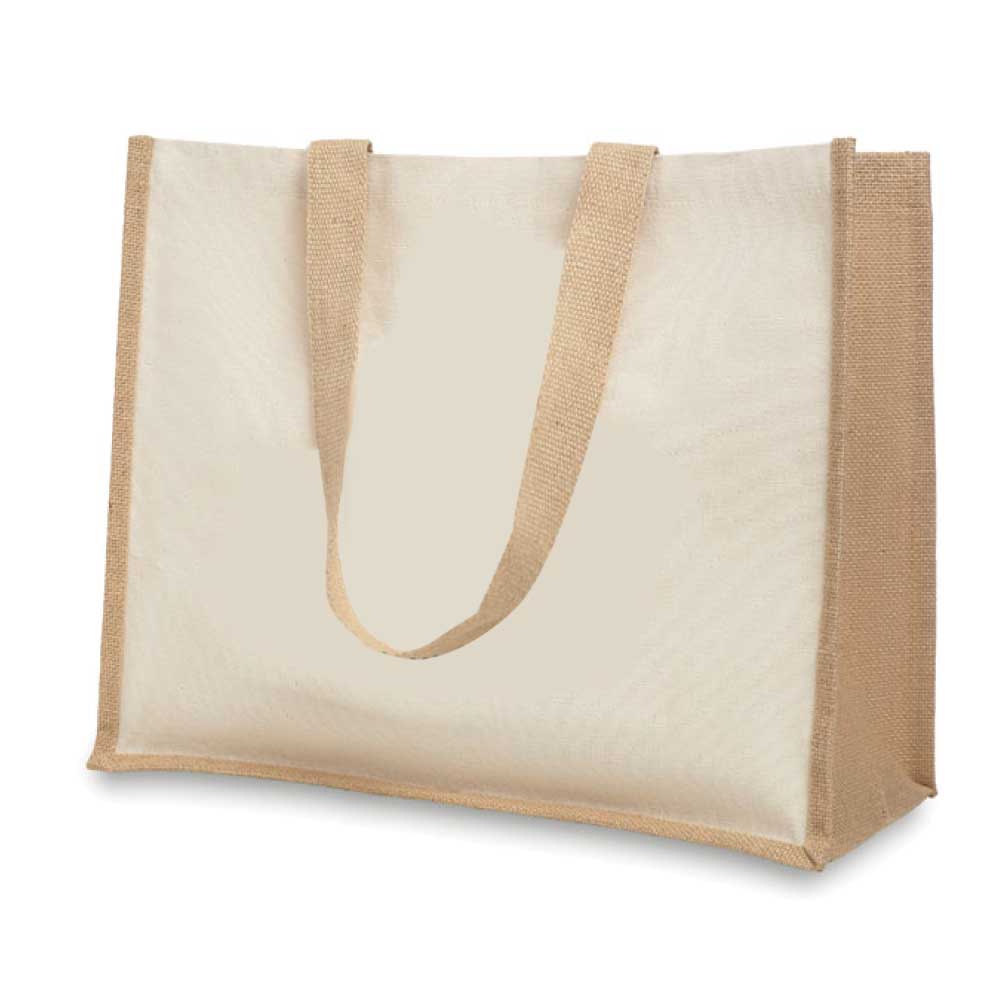 Jute and Cotton Shopping Bag 1