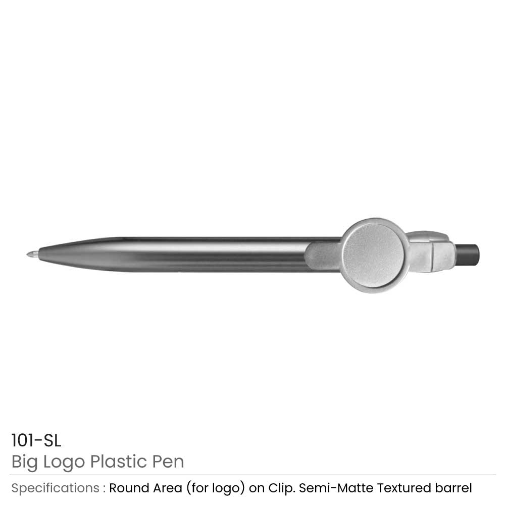 Big Logo Plastic Pen 7