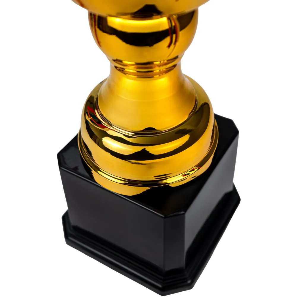 Metal Close Cup Trophies with Two-Sided Handle & Attached Ribbons 5