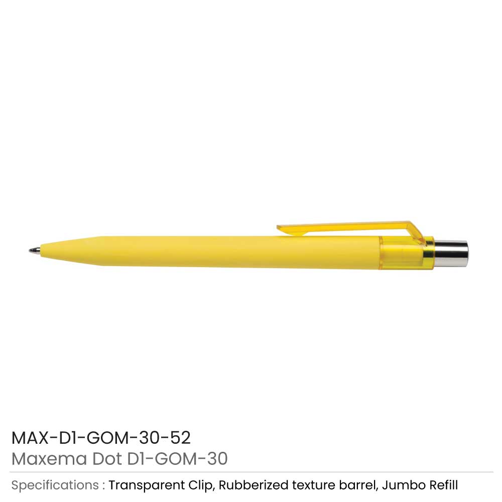 Maxema Dot Pen Transparent Clip 6