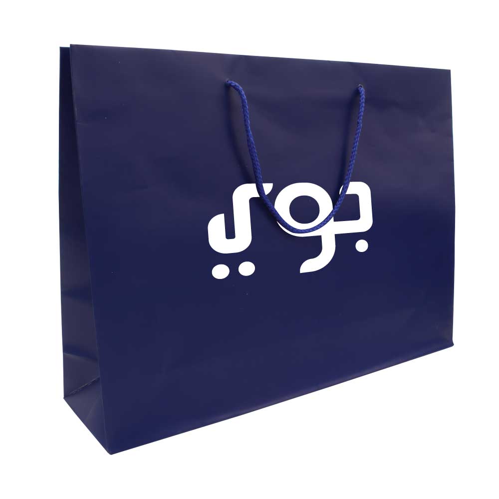  A3 Horizontal Blue Paper Shopping Bags 3