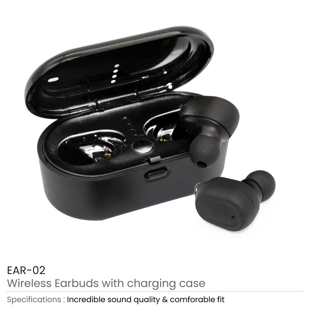 Wireless Earbuds with Charging Case 3