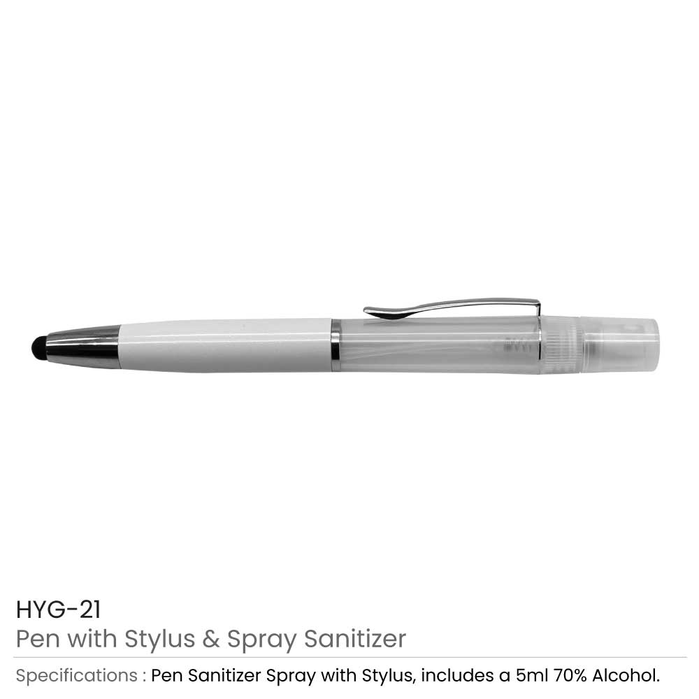Pen with Stylus and Sanitizer Spray  2