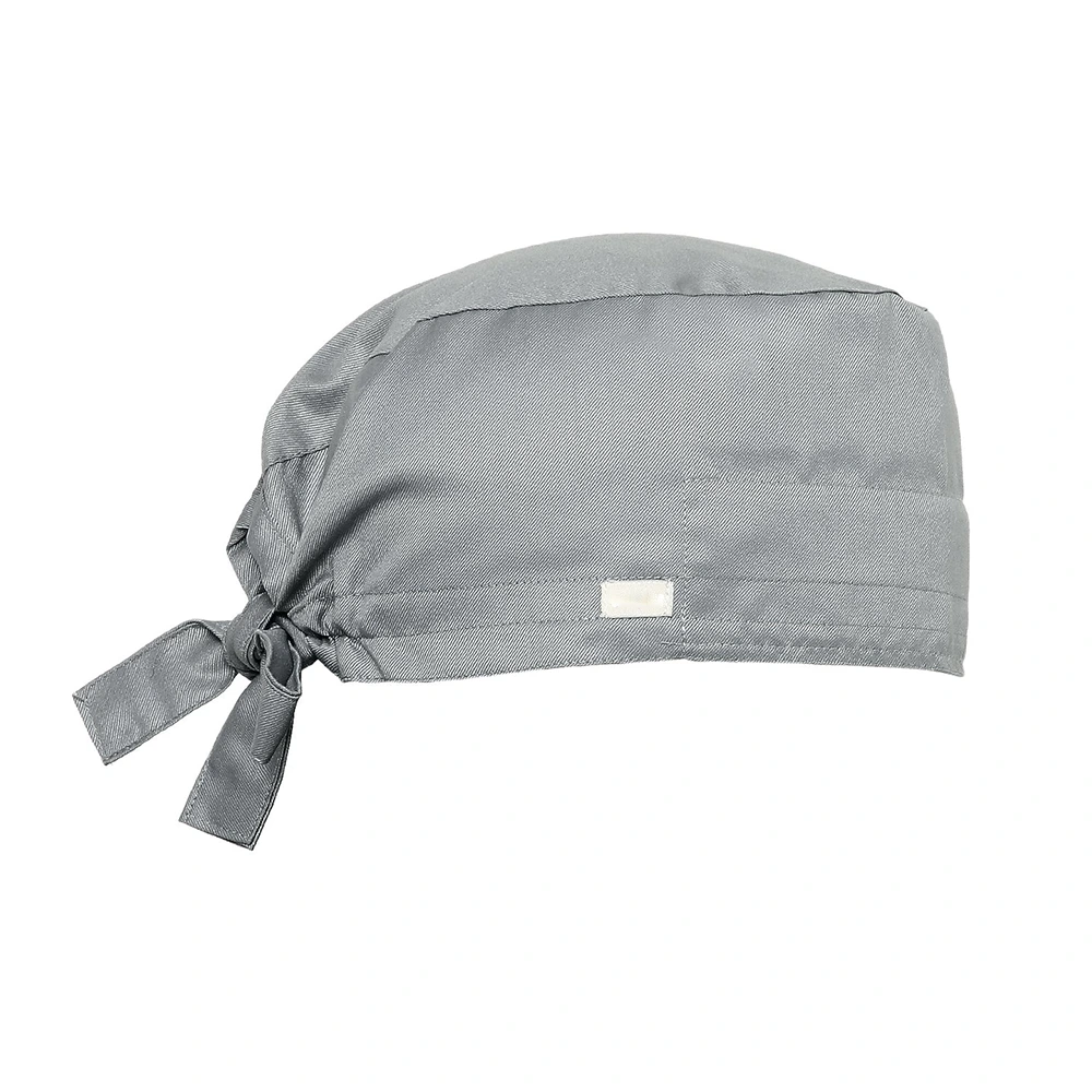 Grey Scrub Cap Cotton 2