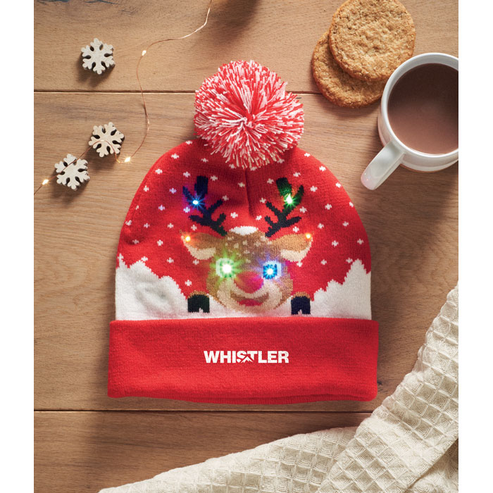 Christmas beanie with 6 LED 9