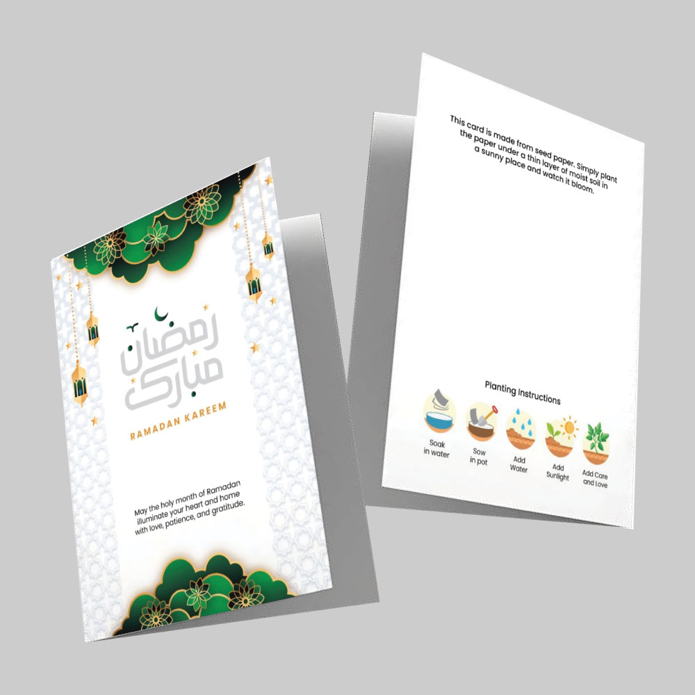 Plantable Ramadan Greeting Cards 2