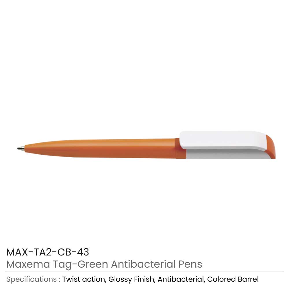Maxema Tag Green Anti-Bacterial Pens  5