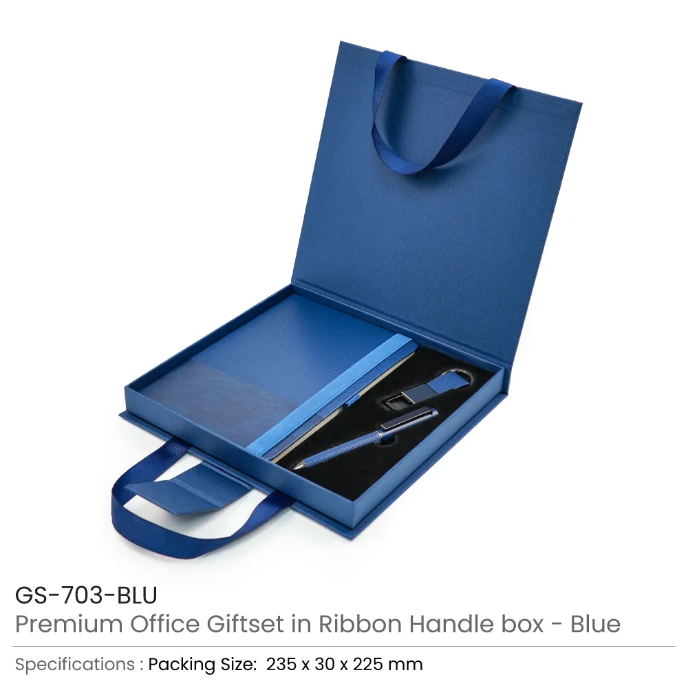 Premium Office Gift Set with Ribbon Handle Box 5