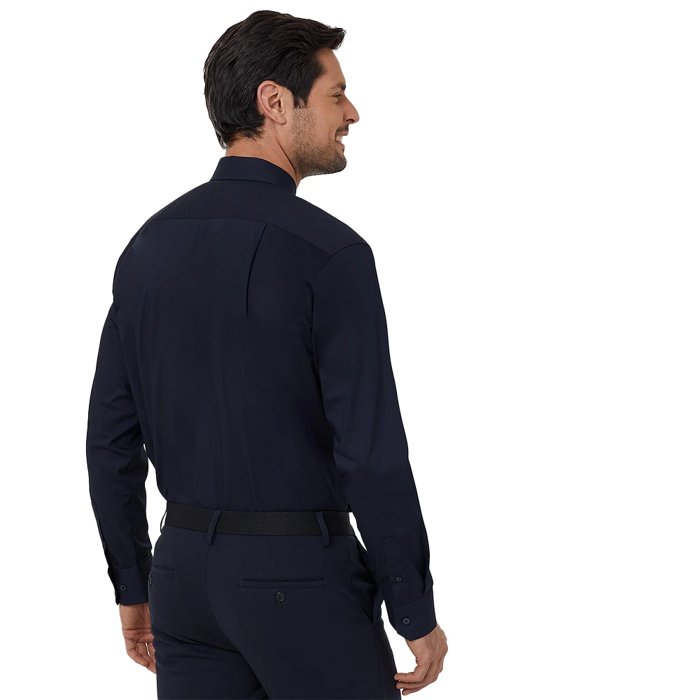 Cotton/Poly Stretch Long Sleeve Shirt 3