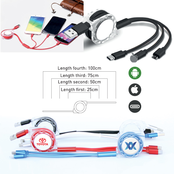 FLEXIBLE 3 IN 1 USB CHARGING CABLE 5