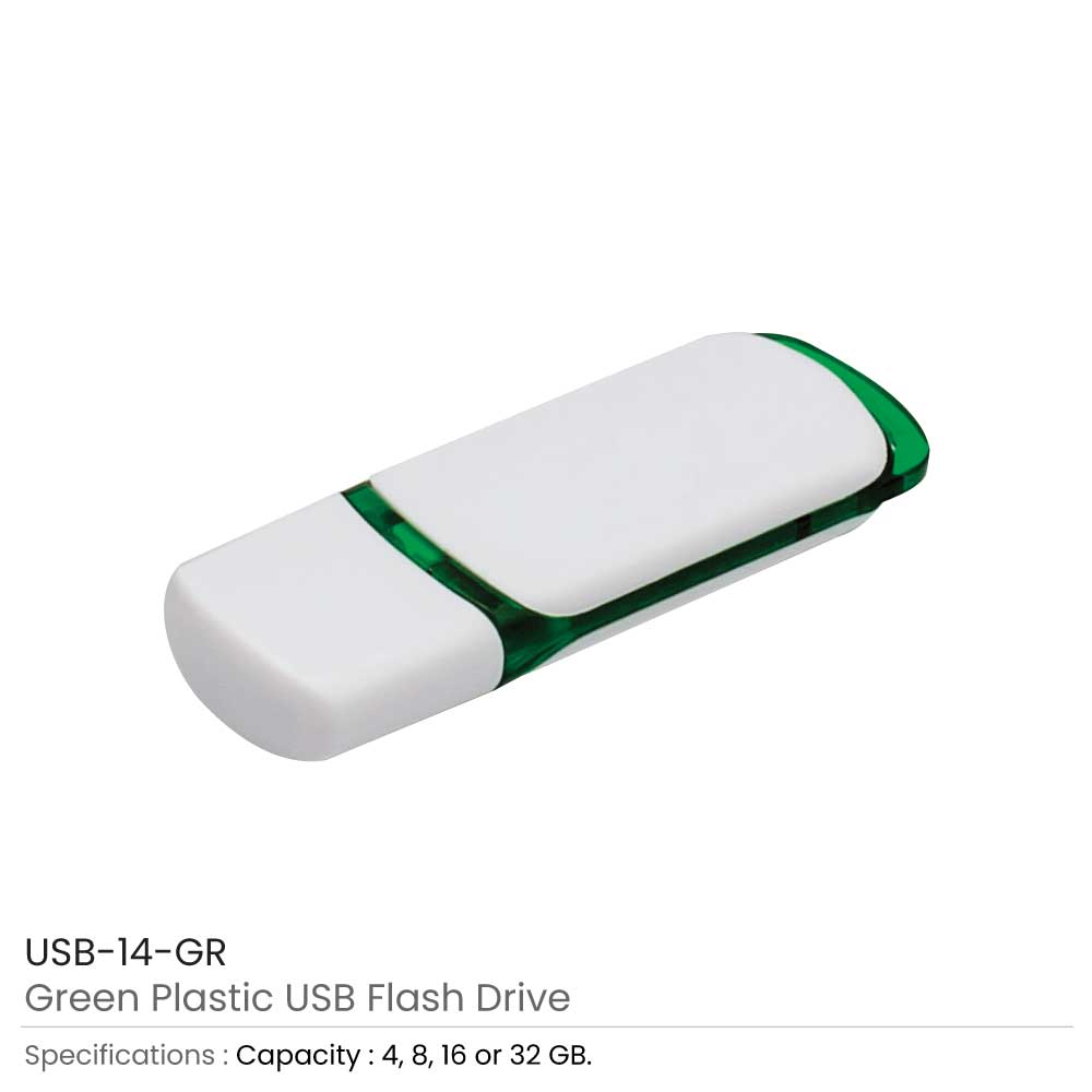 Plastic USB Flash Drive 6