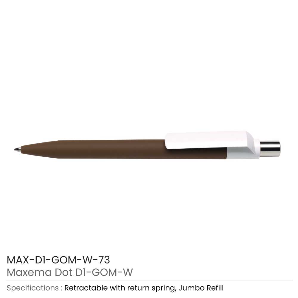 Maxema Dot Pens GOM White 19