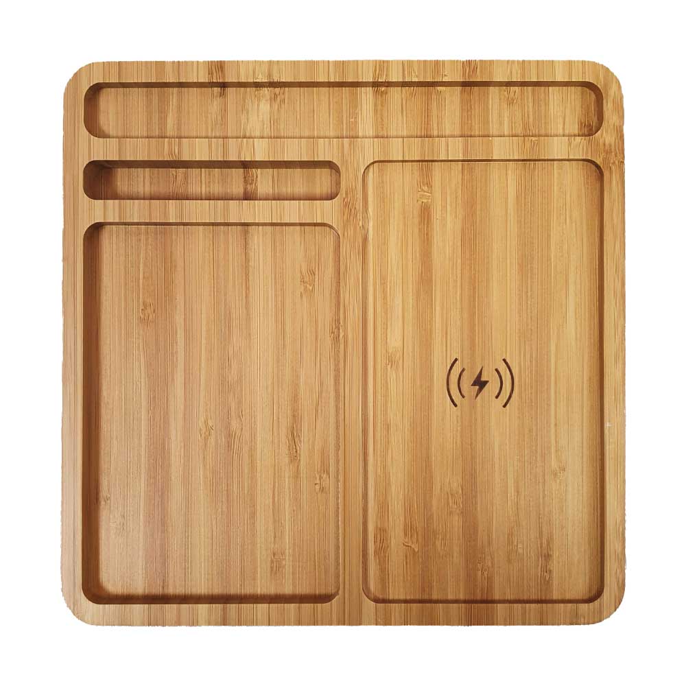 Bamboo Wireless Charger Docking Station 1 1